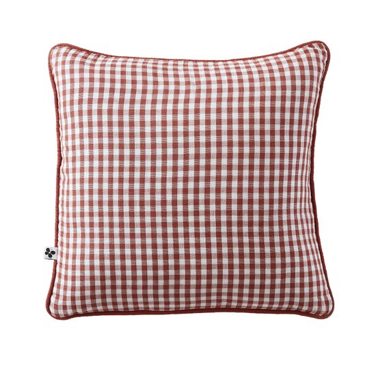 Coussin dehoussable en gaze de coton vickie vichy