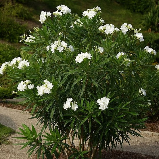 Laurier-rose 'mont blanc' (nerium oleander 'mont blanc')
