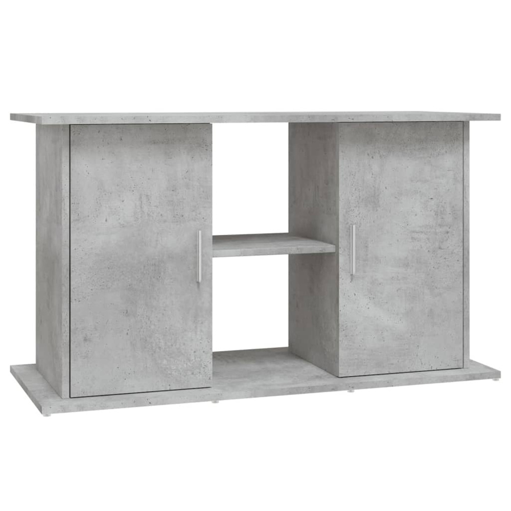 Support d'aquarium gris béton 101 x 41 x 58 cm bois d'ingénierie
