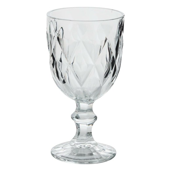 Verre à vin lea transparent d8xh15,2cm
