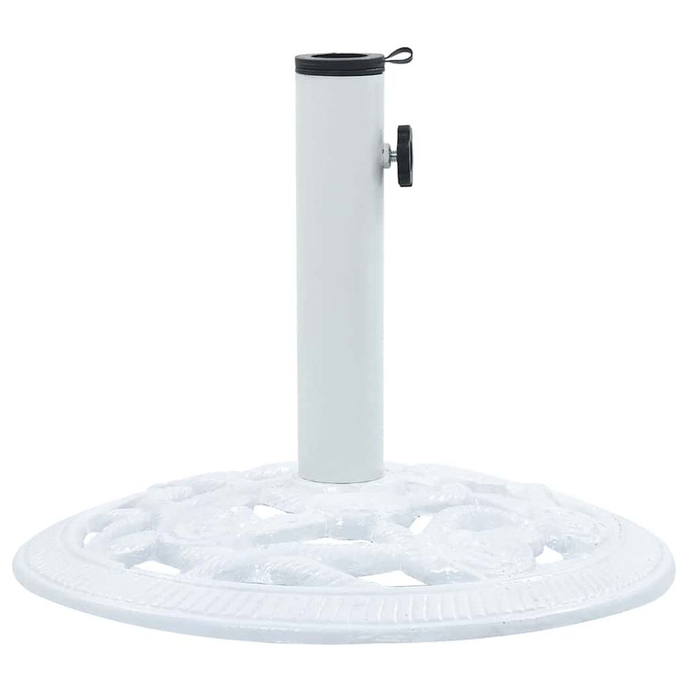 Socle de parasol Blanc 9 kg 40 cm