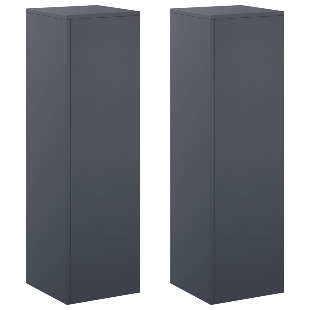 Support de plante 2 pcs anthracite 30 x 30 x 100 cm