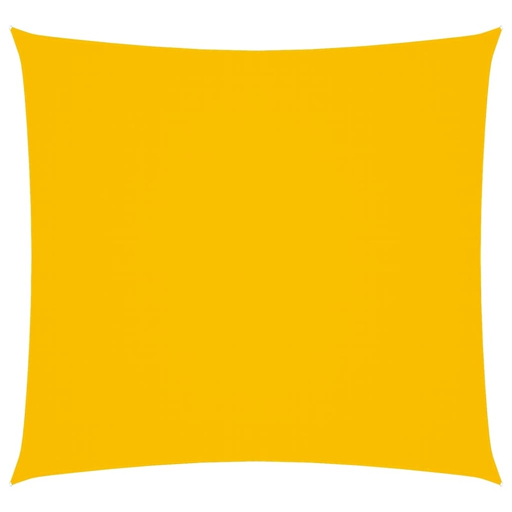 Voile de parasol tissu oxford carré 4x4 m jaune