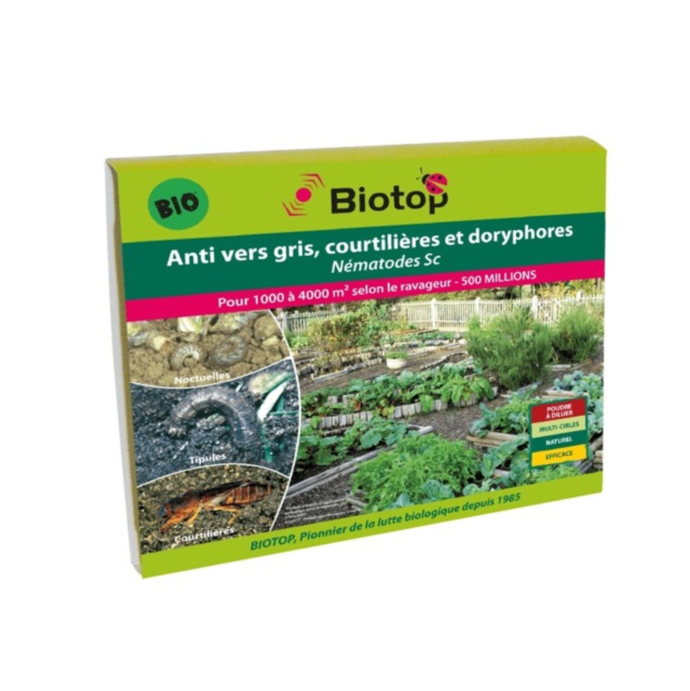 Nématodes sc anti vers gris et doryphores 500m - 1 000m²