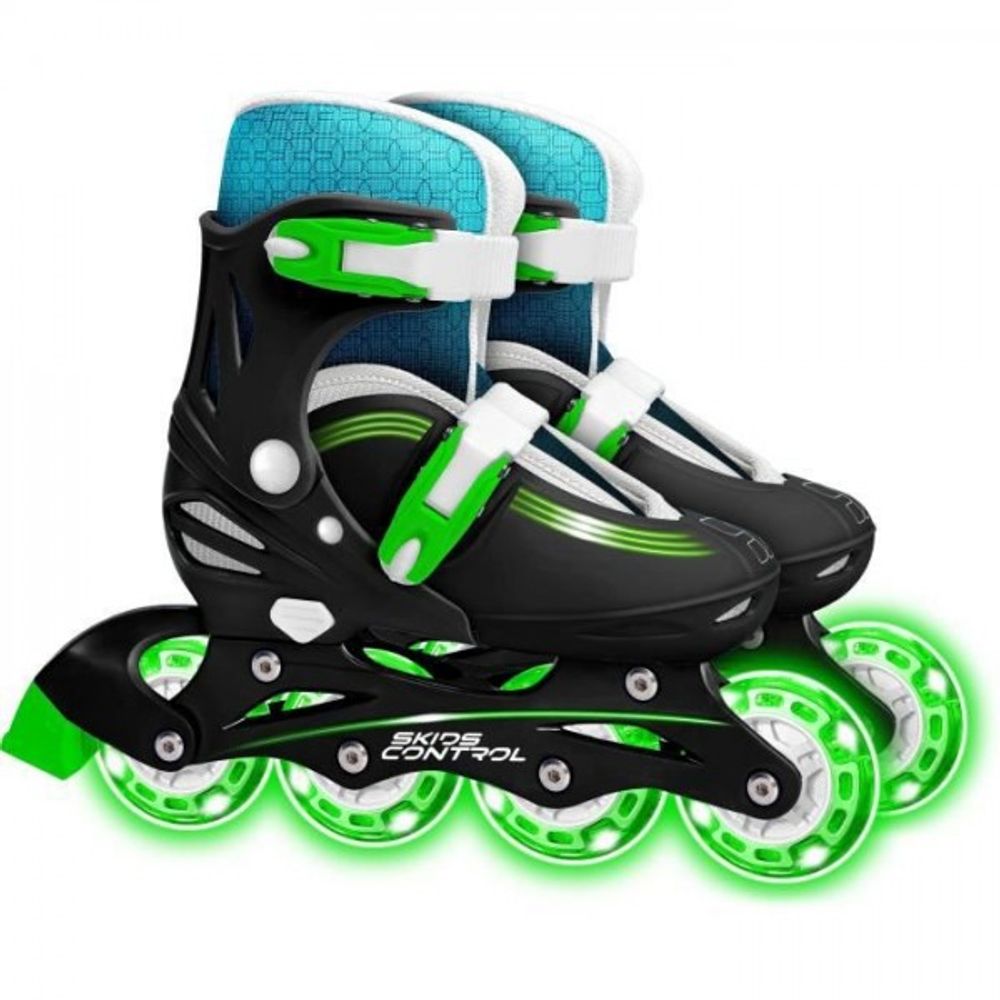 - patins en ligne ajustable - roues lumineuses - skids control