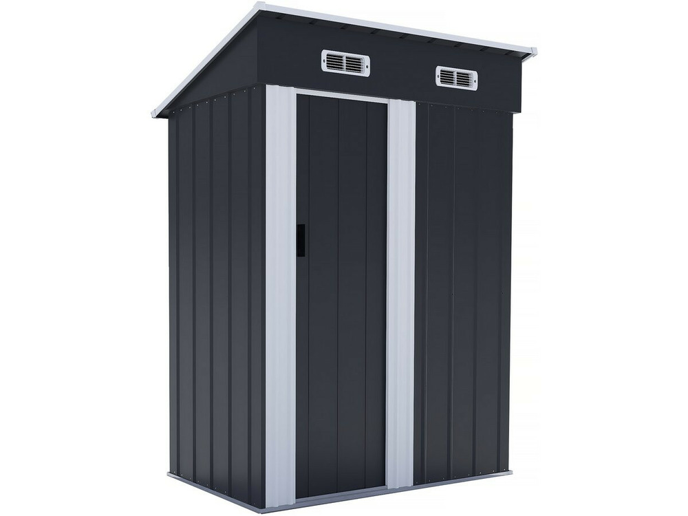 Abri de jardin métal porte coulissante 