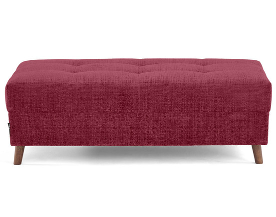 Rune - pouf en velours texturé