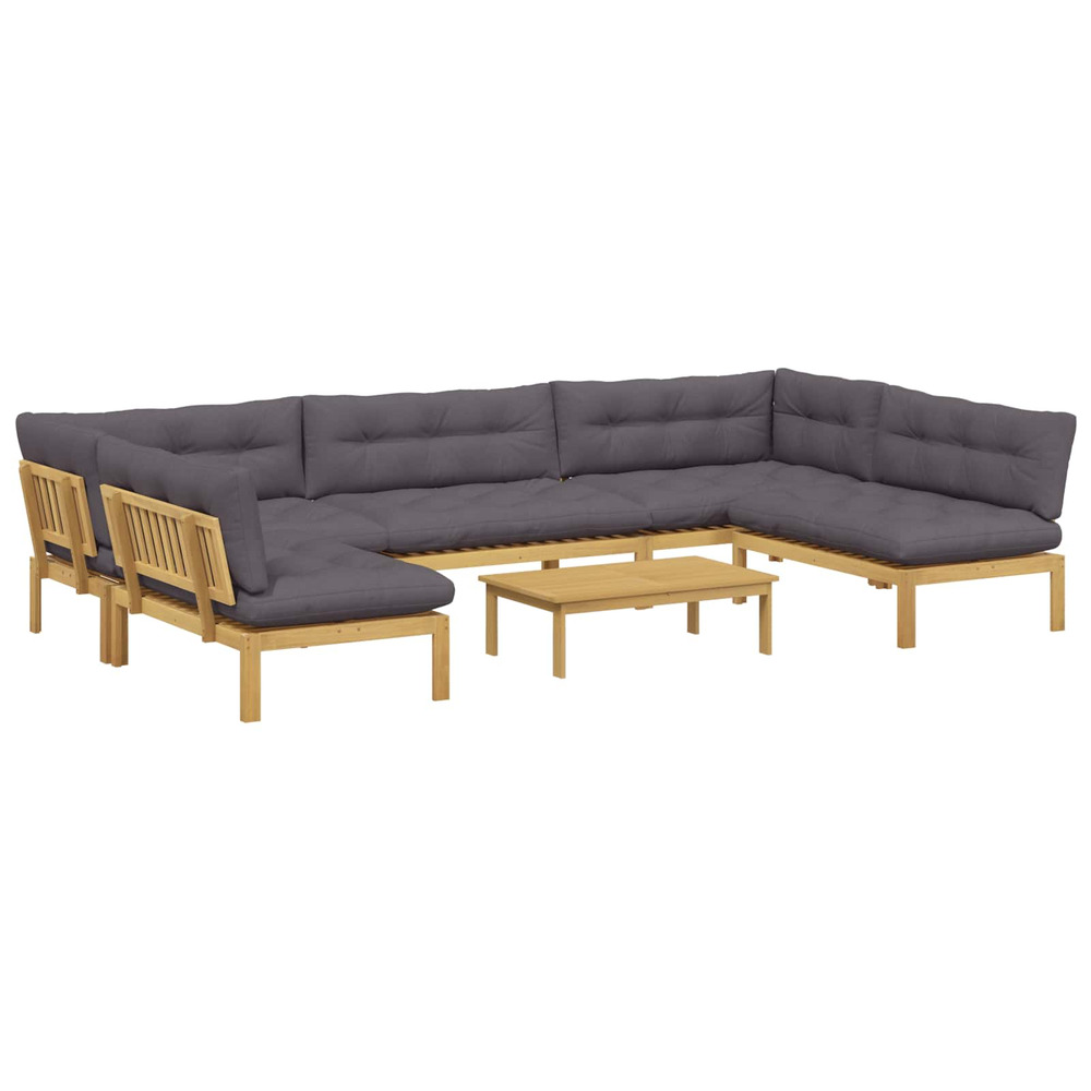 6 pièce unité du canapé en palette de jardin