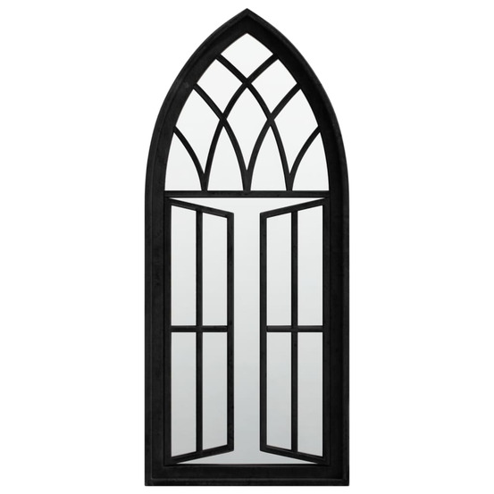 Miroir noir 70x30 cm fer pour utilisation à l'intérieur