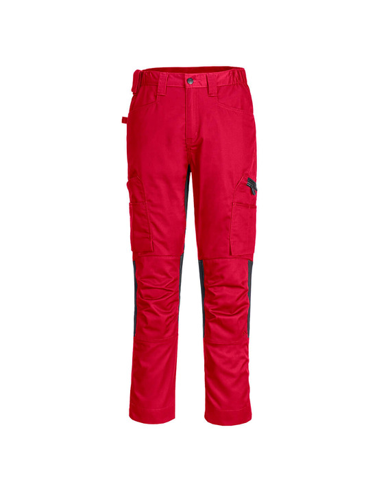 Pantalon de travail wx2 eco stretch - 34 - rouge foncé - portwest