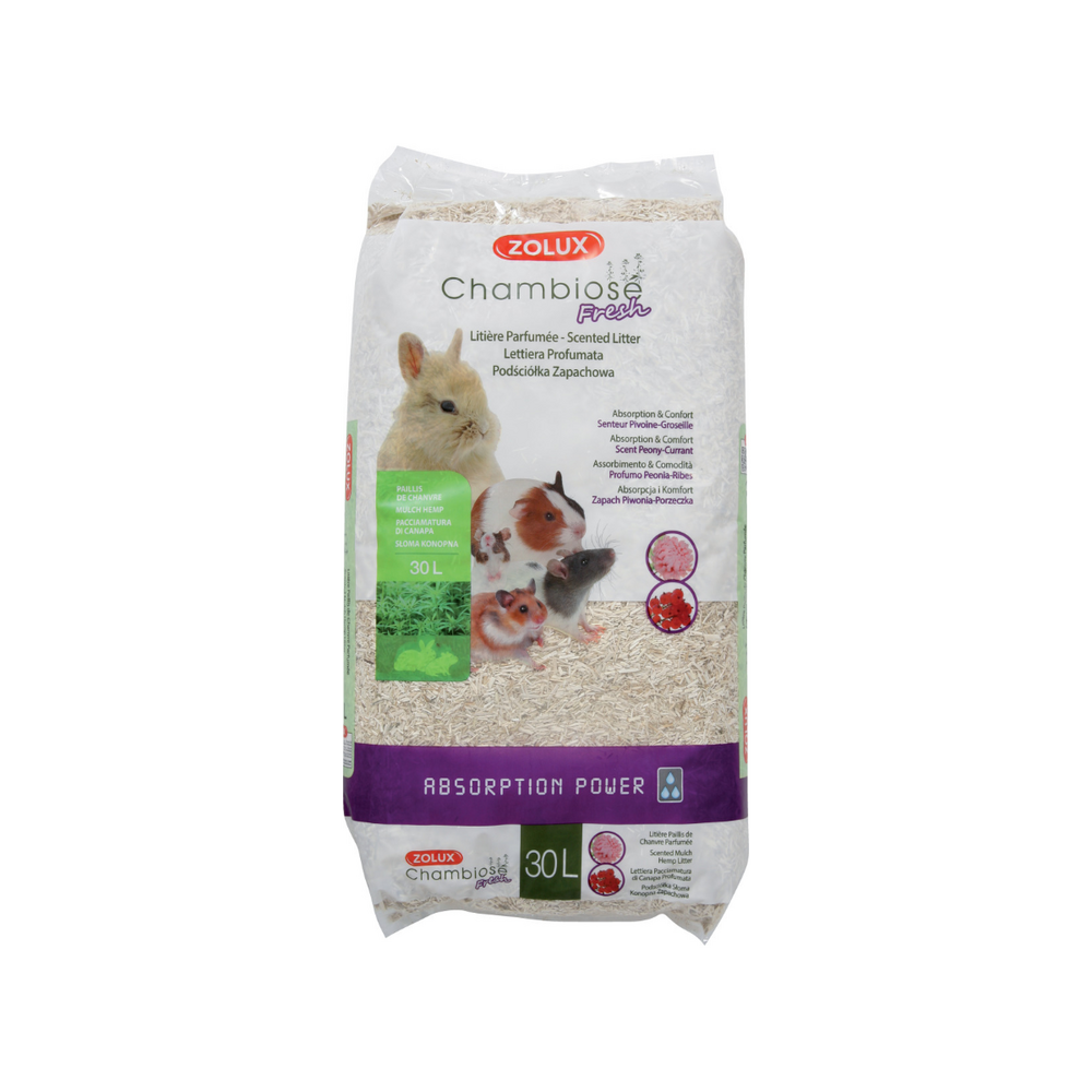 Litière végétale senteur pivoine groseille 30l