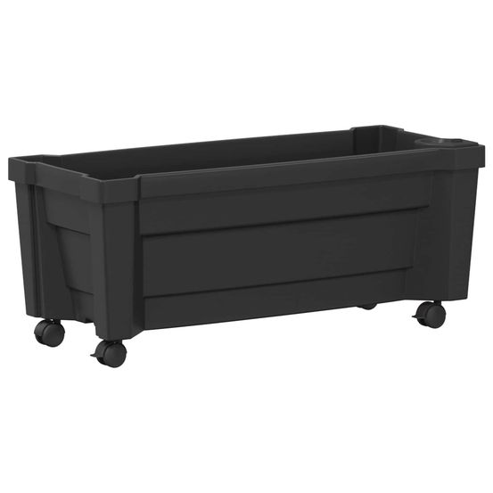 Pot calypso avec roues pp anthracite