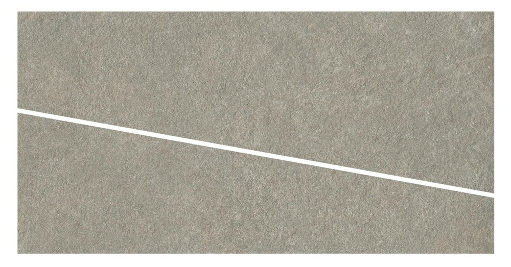 Carrelage effet pierre quartzite gris cendré cut dalle b 120x60x2 cm venturo - sol extérieur (vendu par carton de 0,72 m²) - ro'ma c