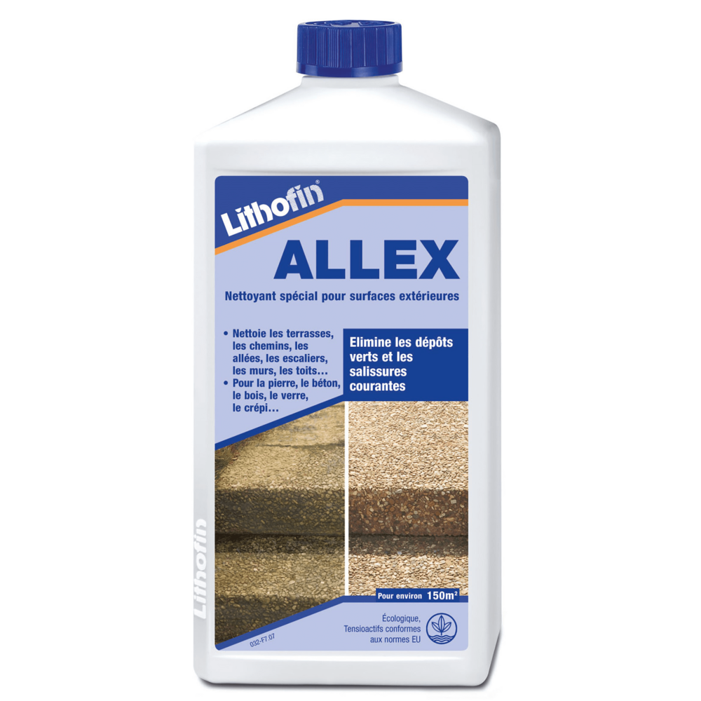 Lithofin allex 1 l - nettoyant préventif pour l'extérieur