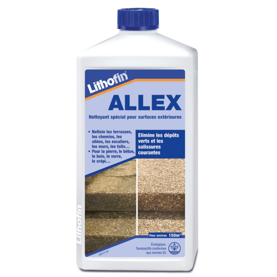 Lithofin allex 1 l - nettoyant préventif pour l'extérieur