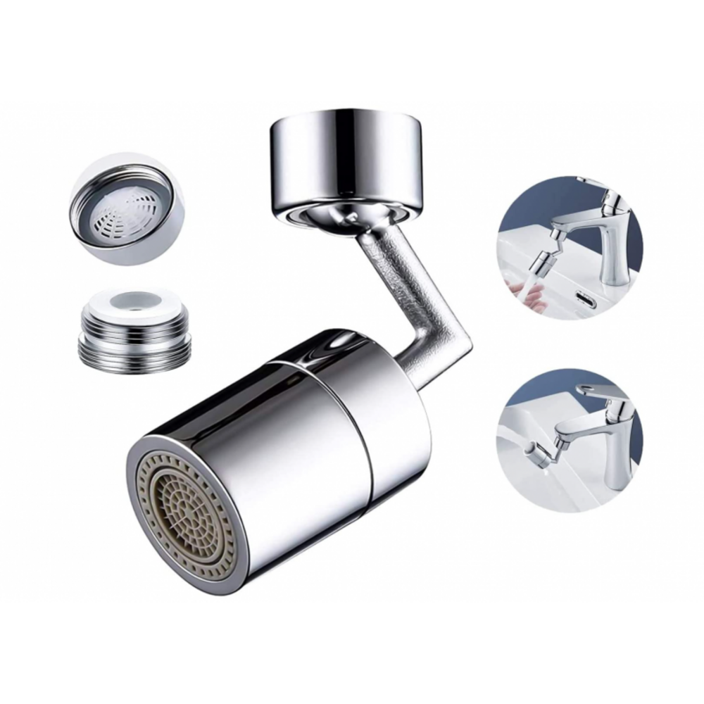 Embout filtre robinet universel - argenté - adulte