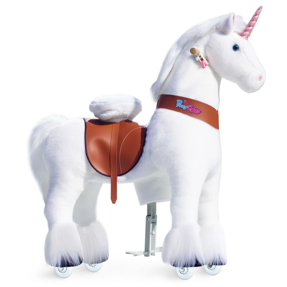 Licorne blanche siege marron ux504