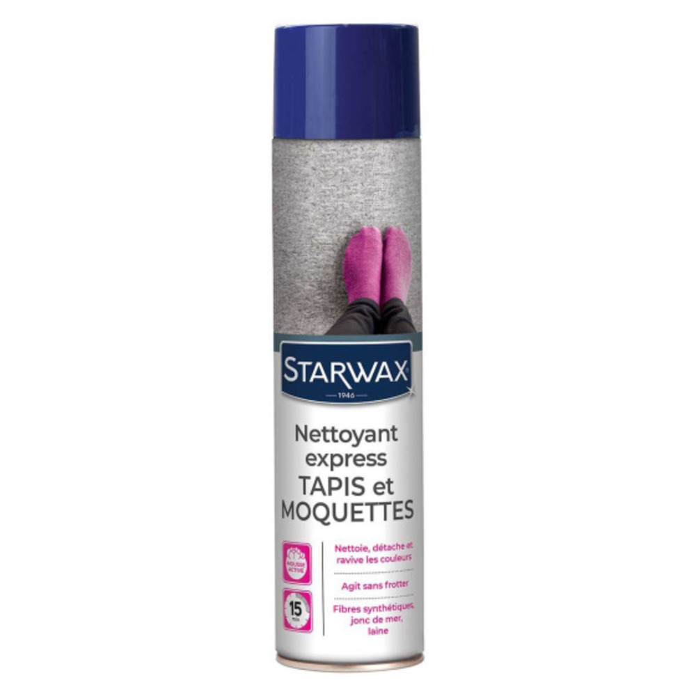 Nettoyant raviveur express tapis moquettes starwax - 600ml