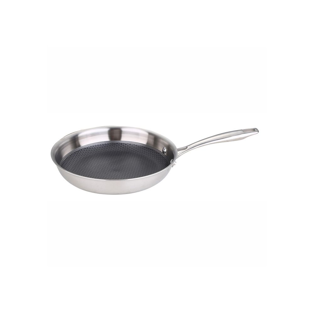 Poele a frire ø28x5,0cm inox hi-tech 3 bgmp-1632 masterpro