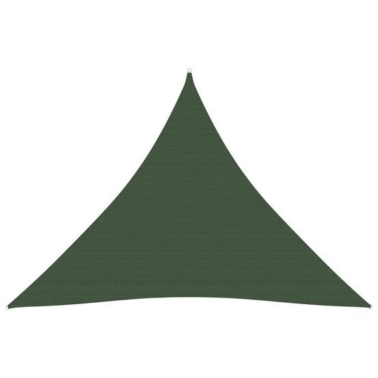 Voile d'ombrage 160 g/m² vert foncé 3 x 3 x 3 m pehd