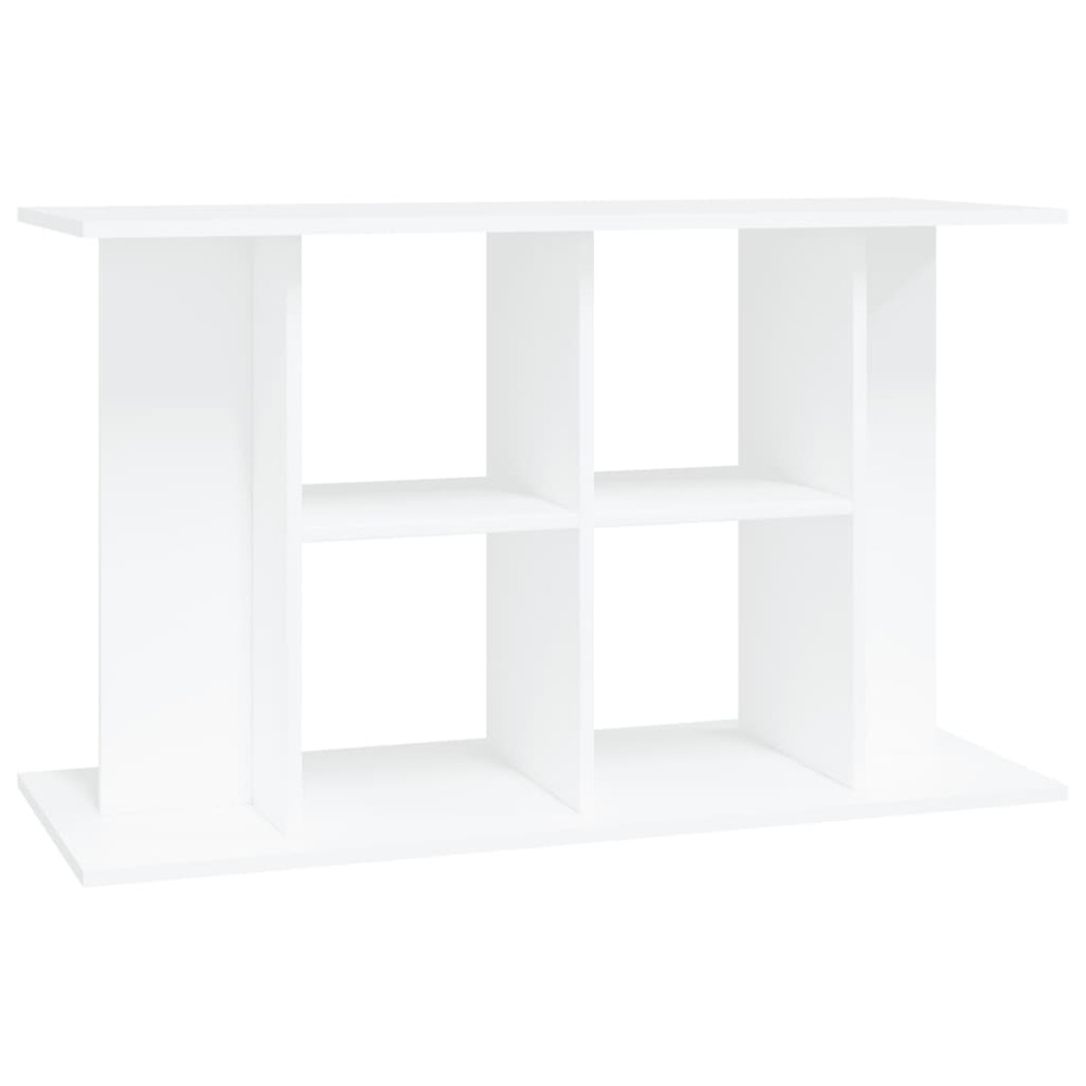 Support pour aquarium blanc 100x40x60 cm bois d'ingénierie