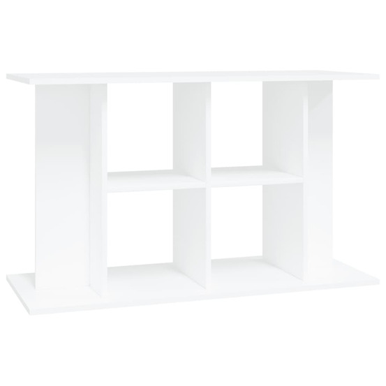 Support pour aquarium blanc 100x40x60 cm bois d'ingénierie