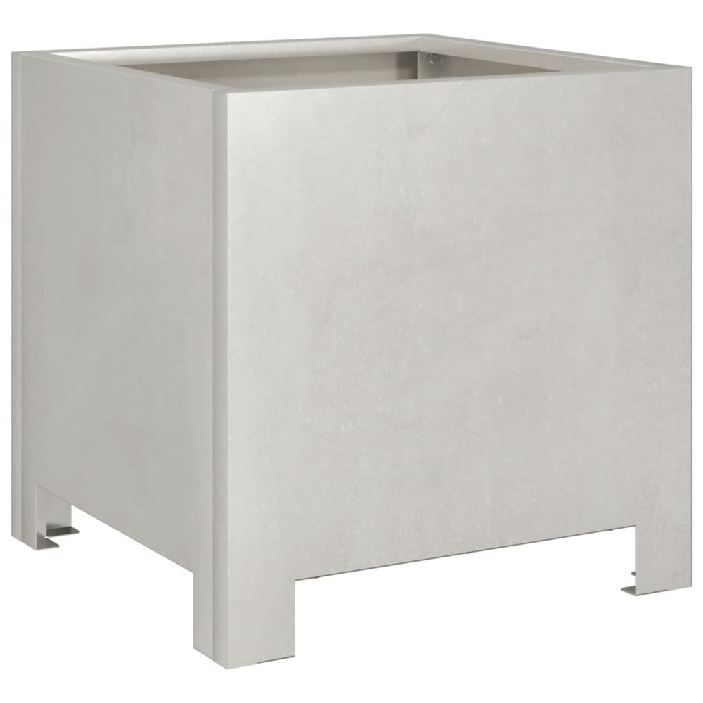 Jardinière d'extérieur 30x30x30 cm acier inoxydable