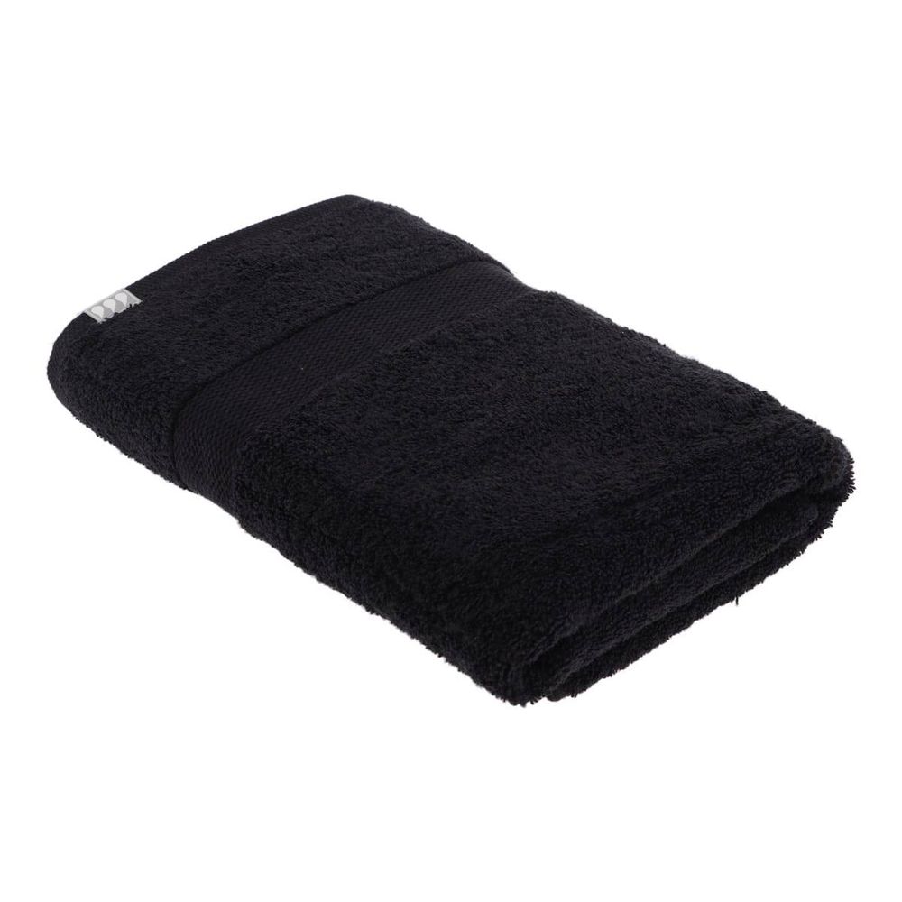 Serviette de bain 70x130 cm 100% coton - noir