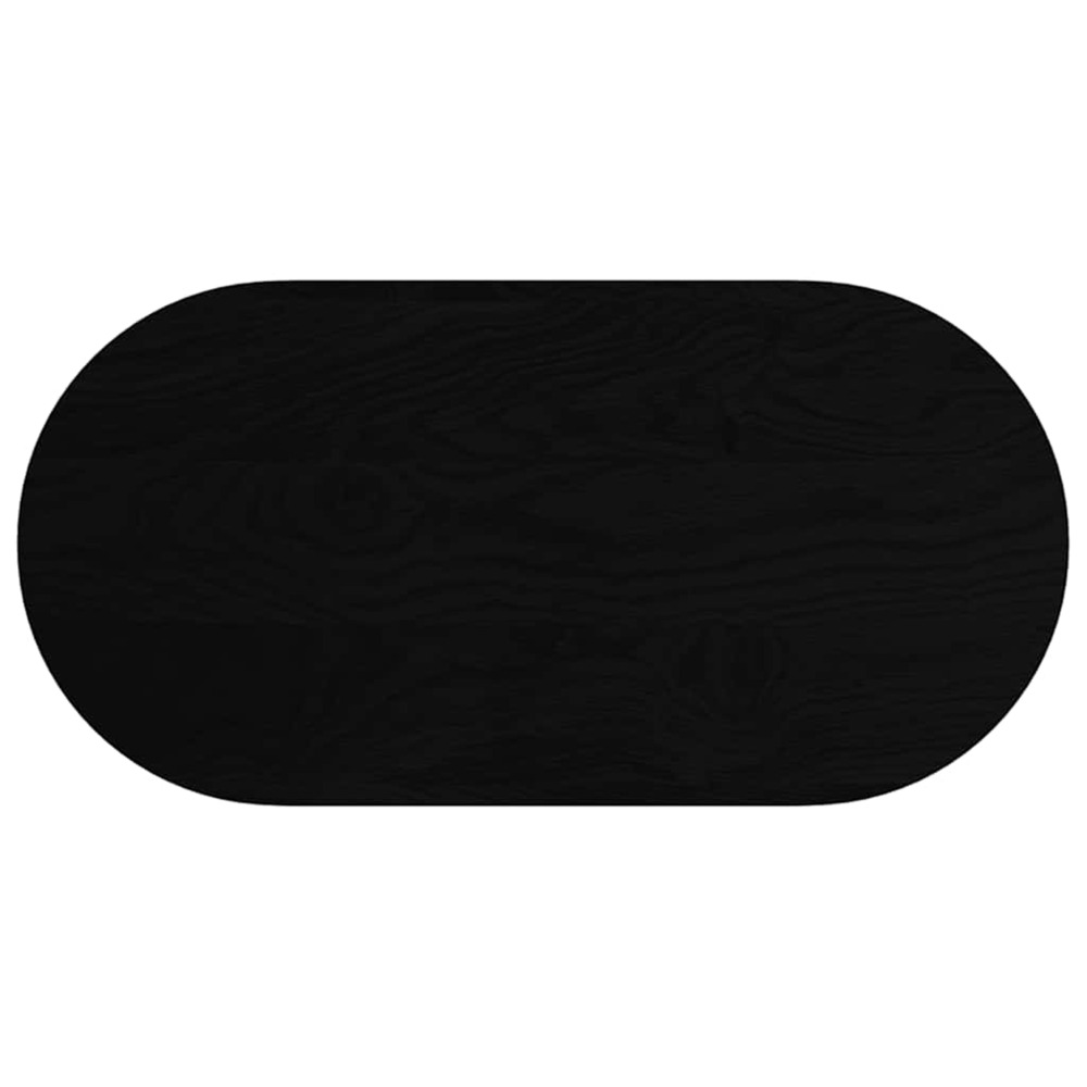 Dessus de table 100x50x2 cm bois de chêne massif ovale