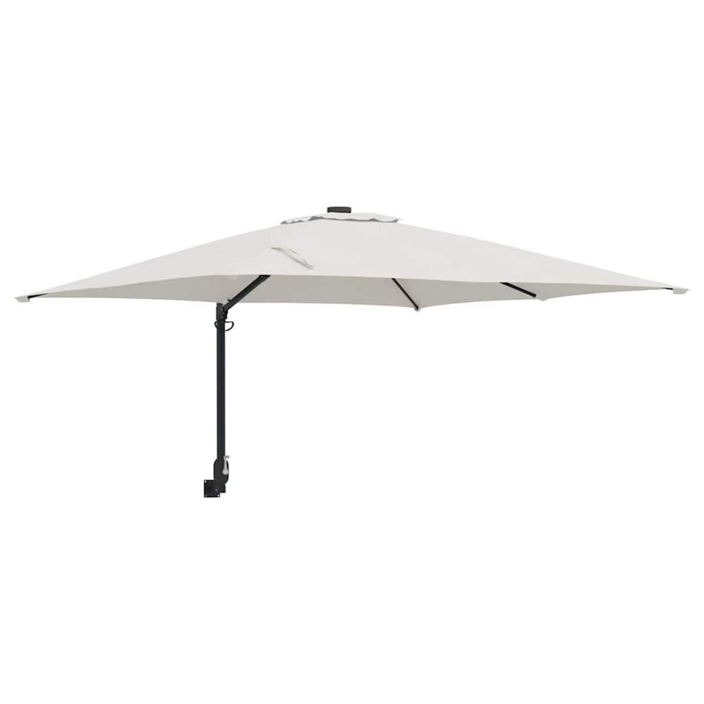 Parasol de jardin sable 248,5 x 247,5 x 160 cm