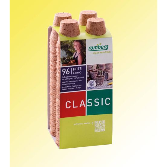Pots biodegradables - 48 pots 8cm