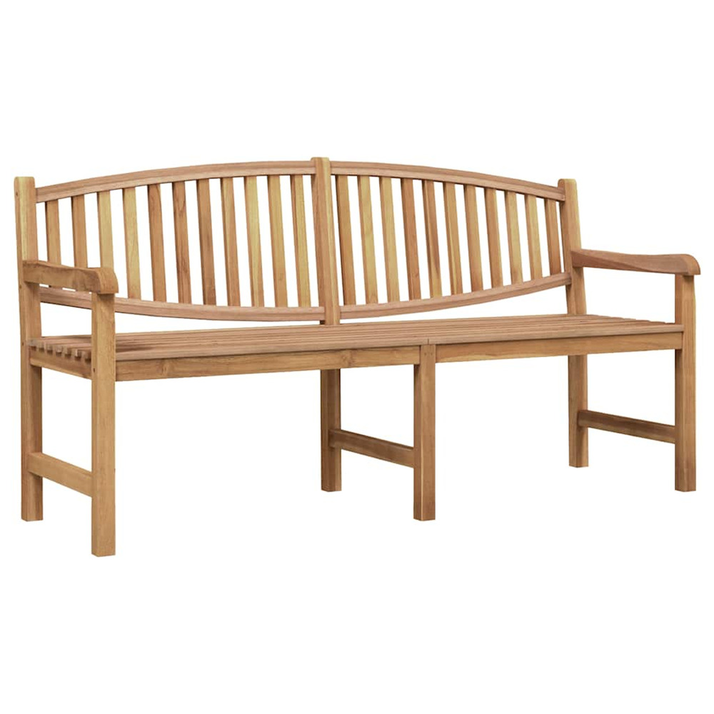 Banc de jardin 179,5x60x90 cm bois de teck solide