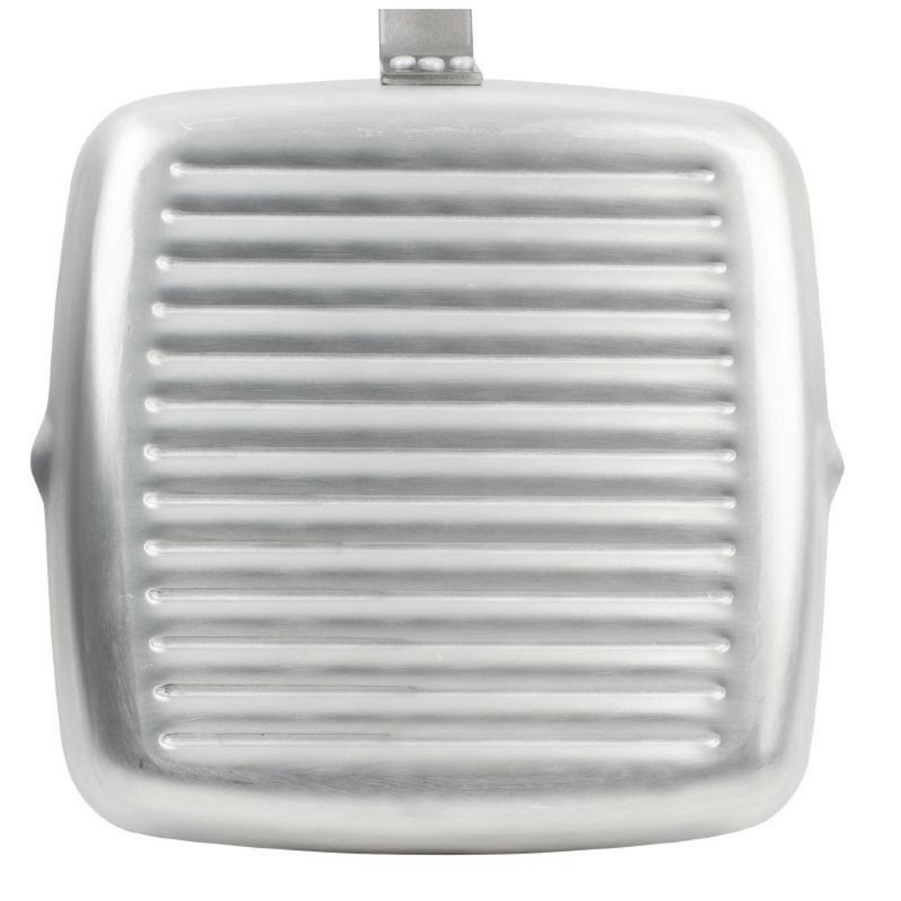 Poêle professionnelle anti-adhésive 240 mm carrée fond rainuré vogue