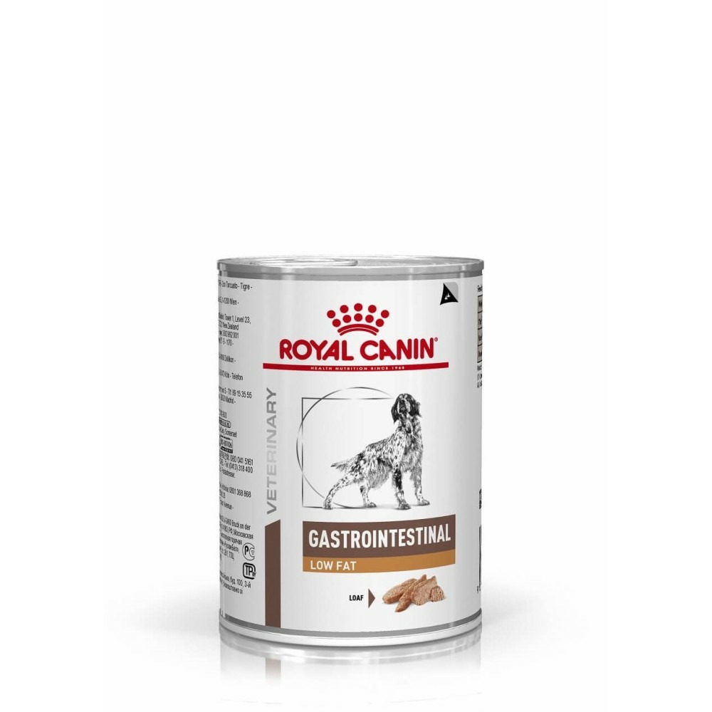Patée chien veterinary dog gastrointestinal low fat (boite 12 x410 g) - royal canin 12*410 g