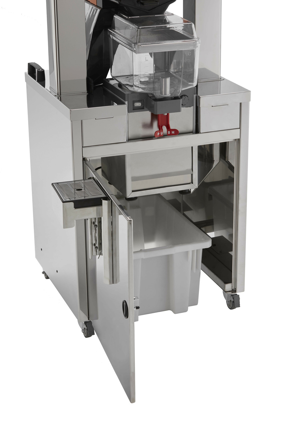 Presse agrume automatique fasttop sur meuble frigo - zumoval