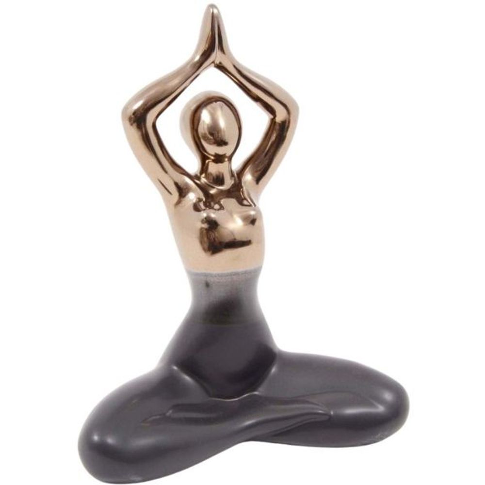 Statuette yoga en céramique zoya