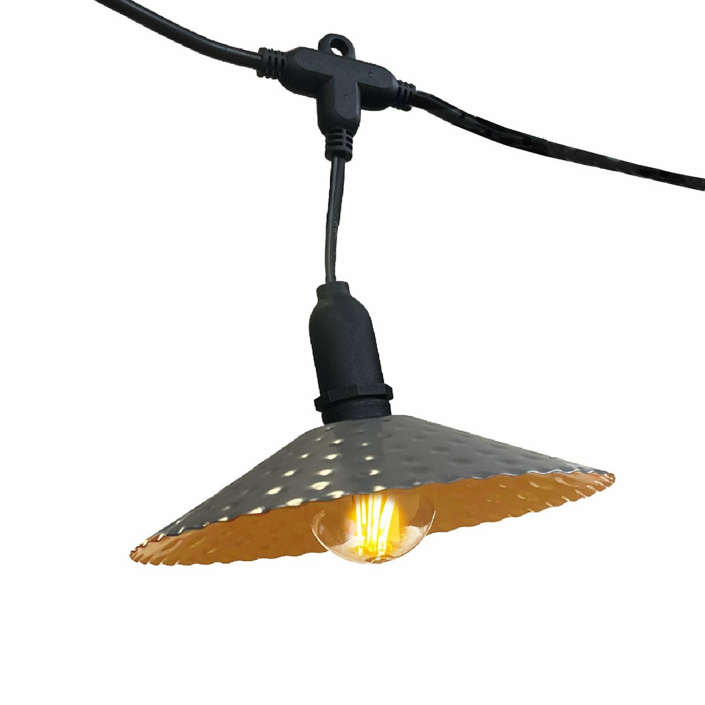 Guirlande lumineuse vinty gris acier 6m