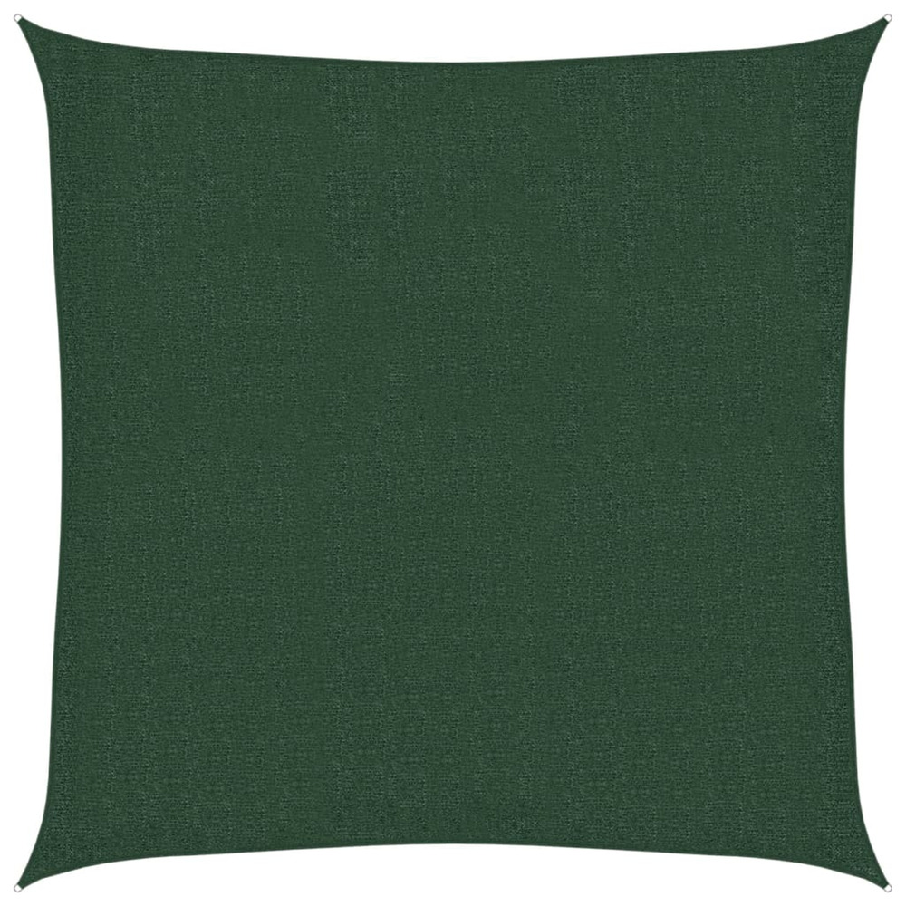 Voile d'ombrage 160 g/m² vert foncé 3,6x3,6 m pehd