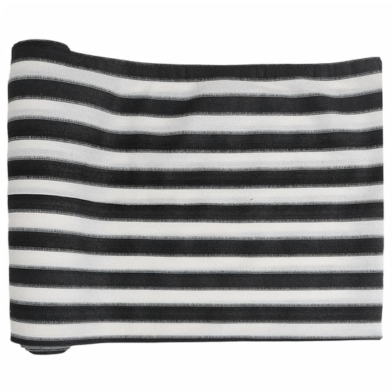Filet brise-vue anthracite et blanc 2x25 m pehd 150 g/m²