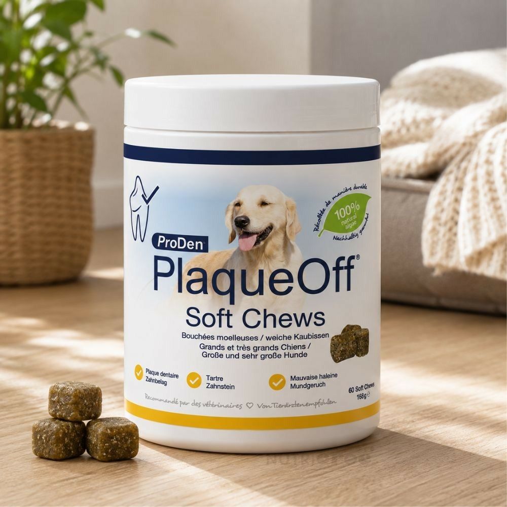 Proden plaqueoff soft chews m/l pour chien - 60 bouchées 60 bouchées