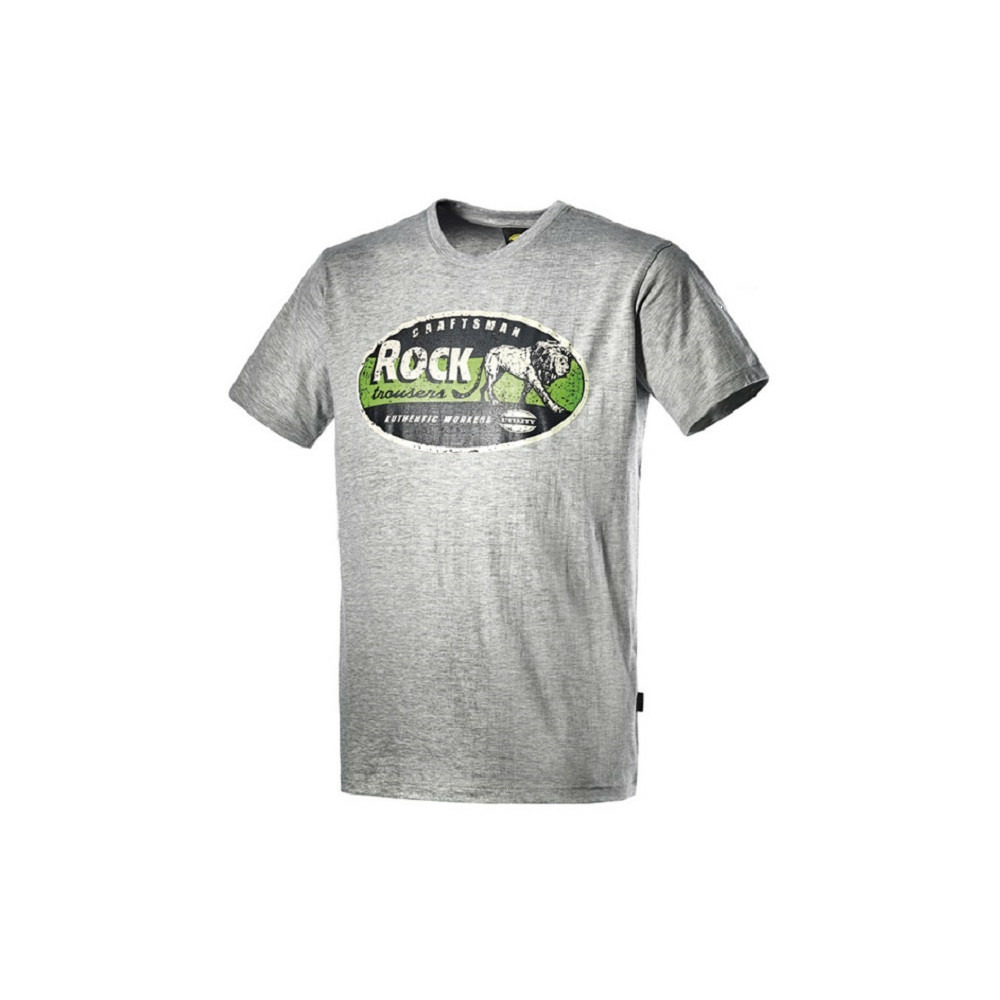 Tee shirt de travail graphic denim à manches courtes gris t2xl diadora spa 702.171200.xxl c0096