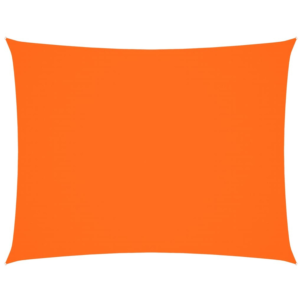 Voile de parasol tissu oxford rectangulaire 3x6 m orange