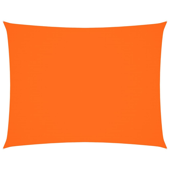 Voile de parasol tissu oxford rectangulaire 3x6 m orange