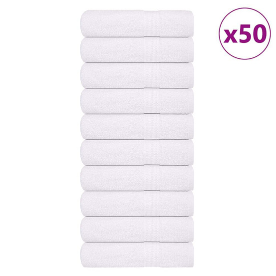Essuie-mains 50 pcs frogn blanc 50x100 cm 100% coton