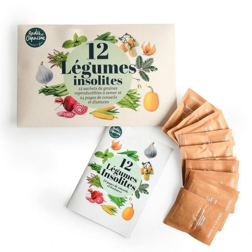 Enveloppe 12 graines insolites à semer