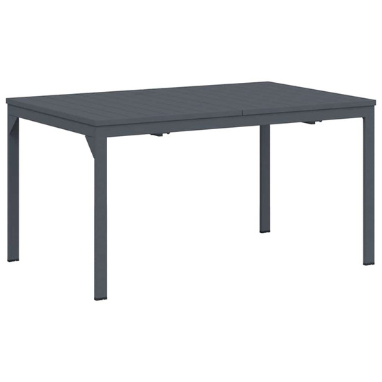 Table à dîner d'extérieur 2 pcs anthracite 210 x 90 x 73 cm