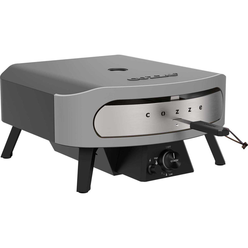 Four à pizza au gaz classic avec porte pierre à pizza 43 x 43 x 1 cm