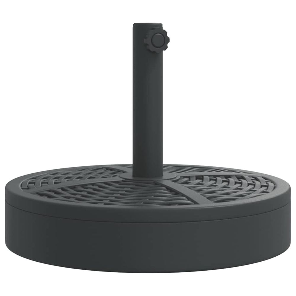 Base de parasol pour mâts ø38 / 48 mm 25 kg rond