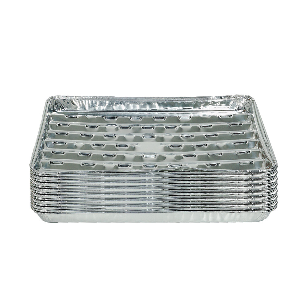 Lot de 15 barquettes en aluminium garden grill