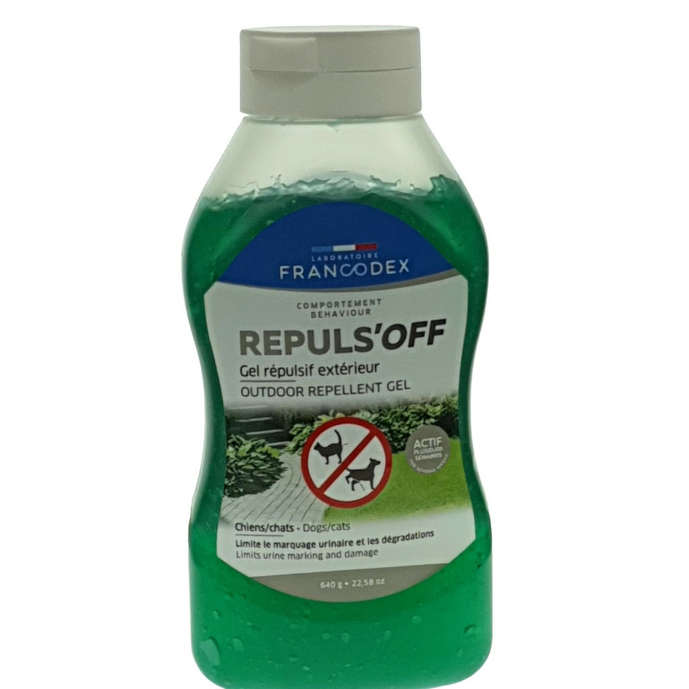Gel répulsif extérieur répuls'off 640 g chat et chien